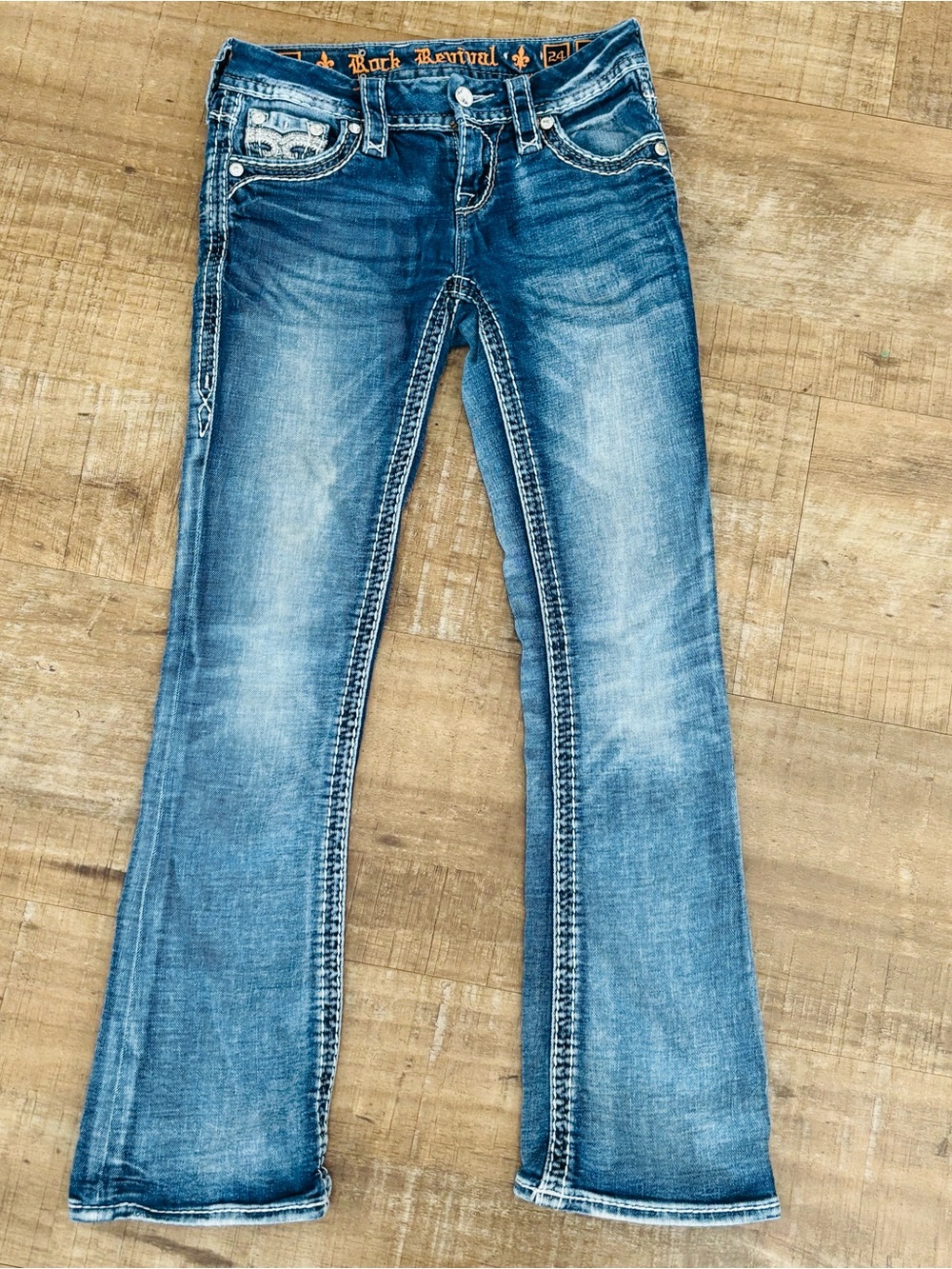Women's Rock Revival Jeans size 24 waist x 28" inseam